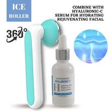 Ice Roller for face by Natuderma Skin Care tool. Essential skin care tool, lift sagging skin, reduce pores, calm the skin. Use with Hyaluronic Acid Serum for a rejuvenating facial.