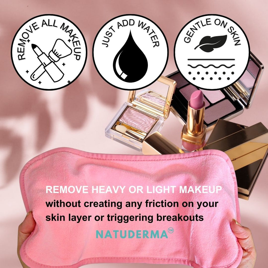 Best makeup eraser , makeup remover cloth from Natuderma, remove all makeup just add water