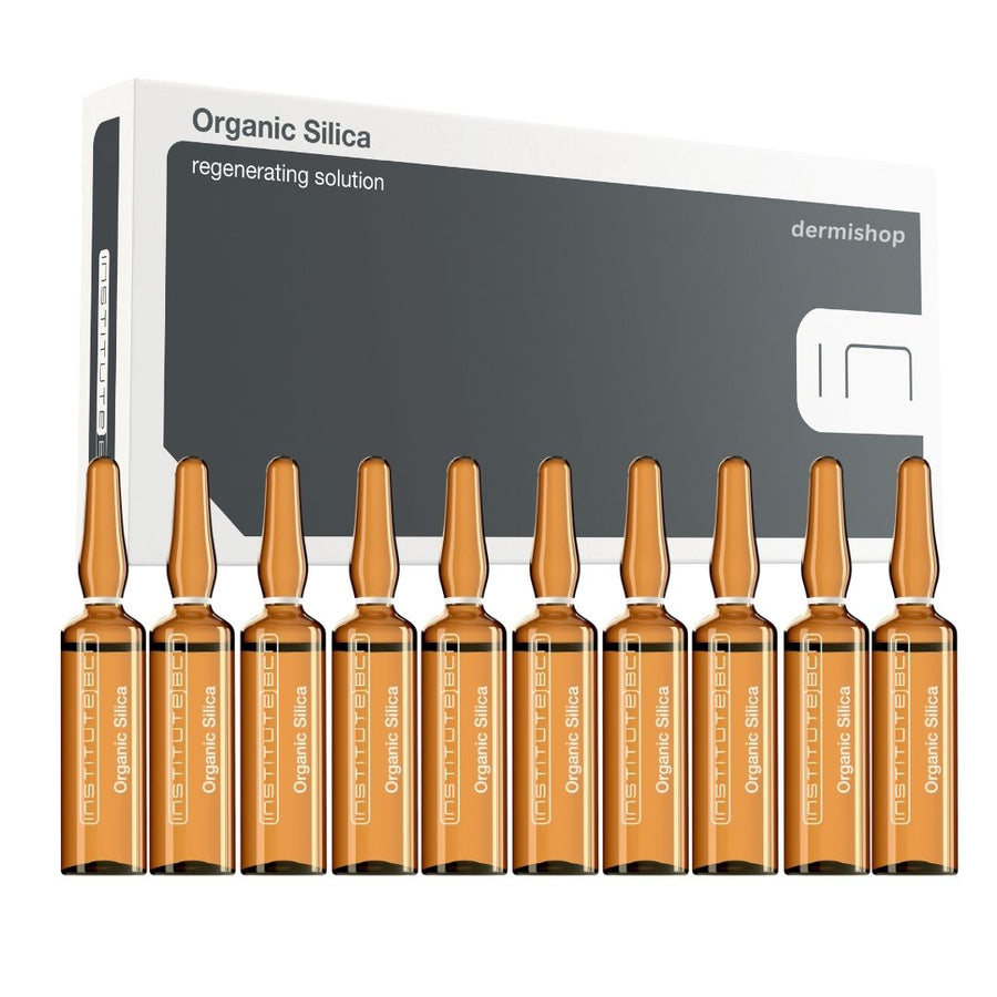 BCN Organic Silica regenerating solution gray box with 10 brown ampoules