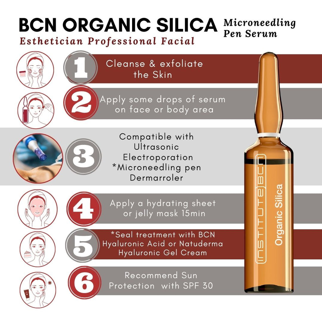 Organic Silica Microneedling Serum - Institute BCN Mesotherapy Aesthetic Serum