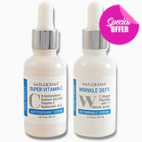 Anti Aging Wrinkle Defy Duo Deal - Vitamin C Serum and Peptide Serum