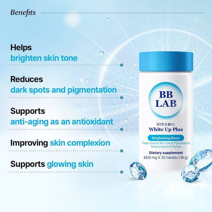 White up dietary supplement, 30 tablets,  target uneven skin tone, hiperpigmetation, dark spot , for glowing skin, brightening korean formula at dermishop