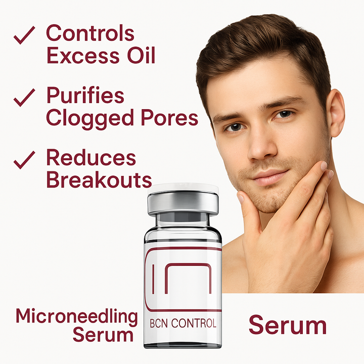 BCN Salicylic Acid and Niacinamide microneedling serum for face and body to control Excess of oil, purifies clogged pures and reduces breakouts
