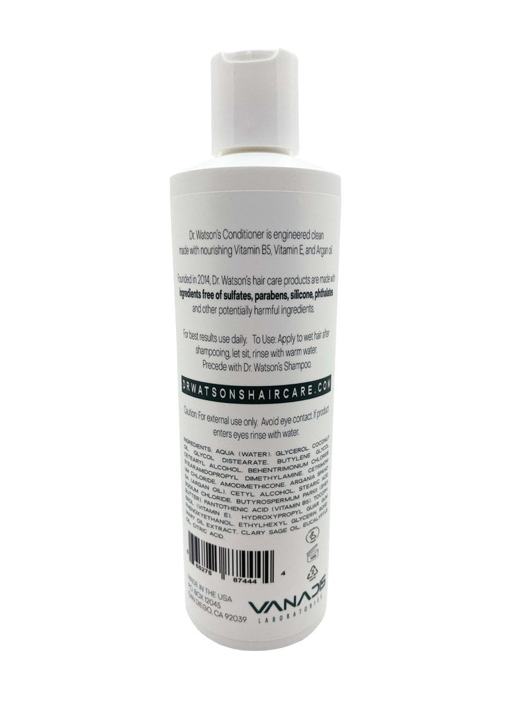 Vanax hair care product bottle with label on a white background