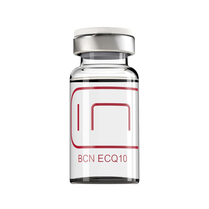 BCN COLLAGEN booster serum vial named BCN ECQ10 for microneedling treatments