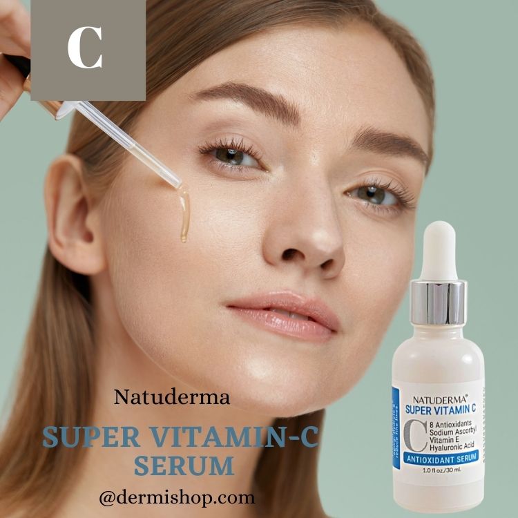 Vitamin C Serum Natuderma Face Serum with Vitamin C and Hyaluronic