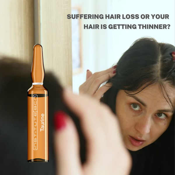 Los beneficios de la taurina para la caída del cabello y su aplicación tópica con un Derma Roller de 0,25 mm