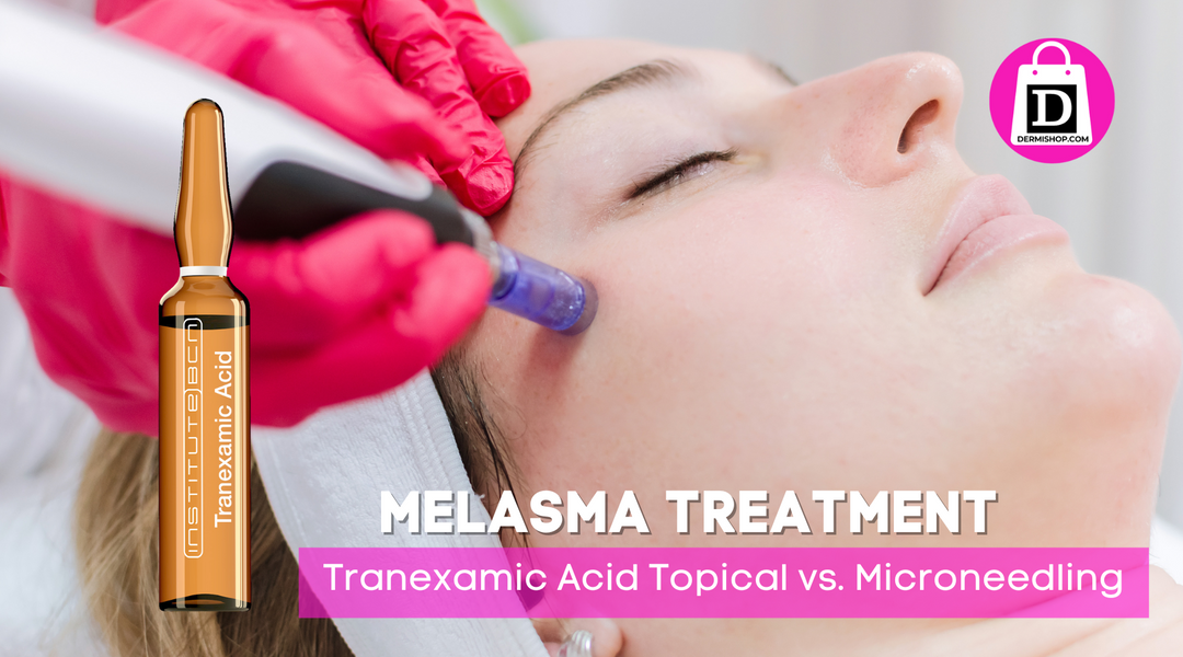Melasma treatment using tranexamic acid serum, tratamiento de melasma con acido tranexamico
