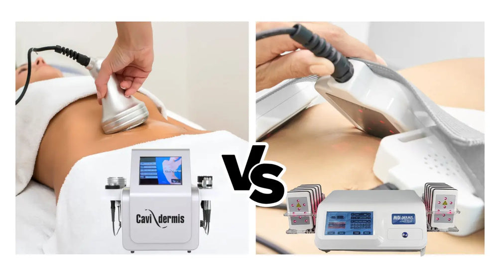 What is the difference between cavitation and lipolaser machine?