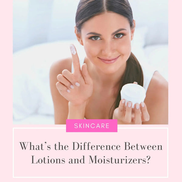 What is the difference between lotions and moisturizers?