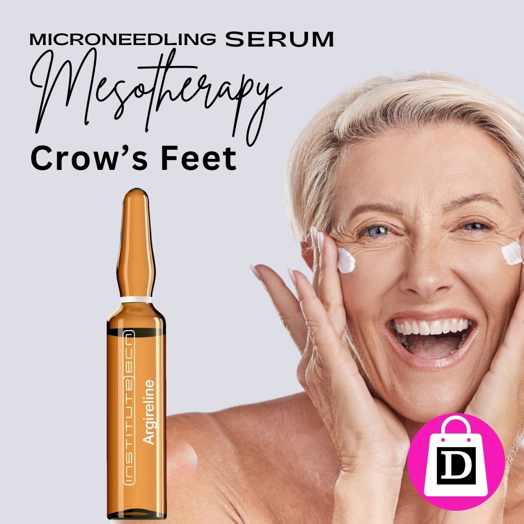 Best Serum to combat crow's feet and eyes wrinkles, professional skin care, face serum, as Hyaluronic Acid, Argireline,  Asian Centella, Amino Acids to use topical at home or by professional