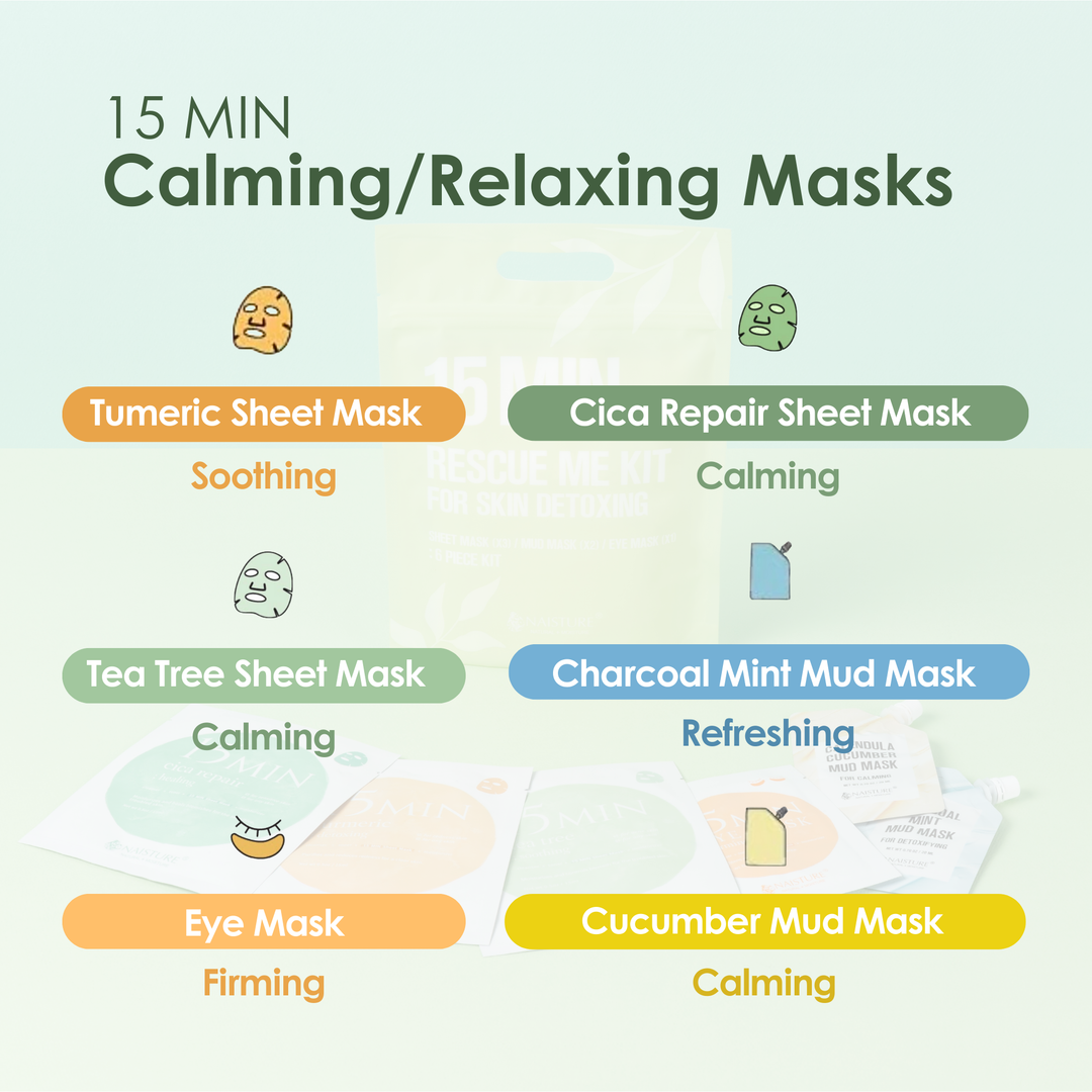 Naisture 15 MIN Rescue Me Kit (6pc) Masks