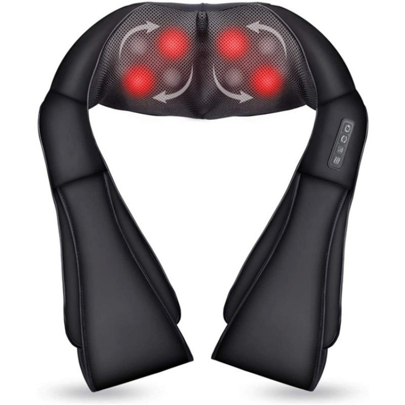 Neck and shoulder heat massager