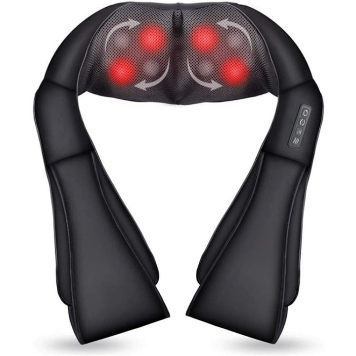 Neck and shoulder heat massager