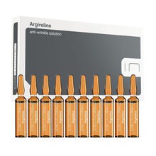 Argireline Serum, 10 ampoules of Argireline solution at 5% , known as acetyl hexapeptide-3,  benefits are wrinkle reduction, anti aging, topical use.