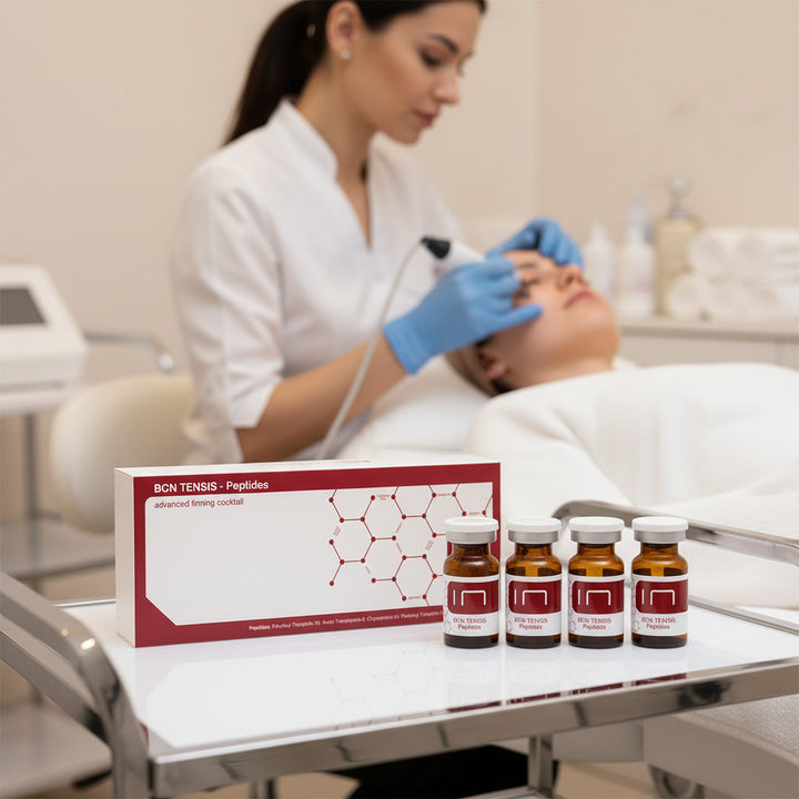 A boxed peptide product labeled &