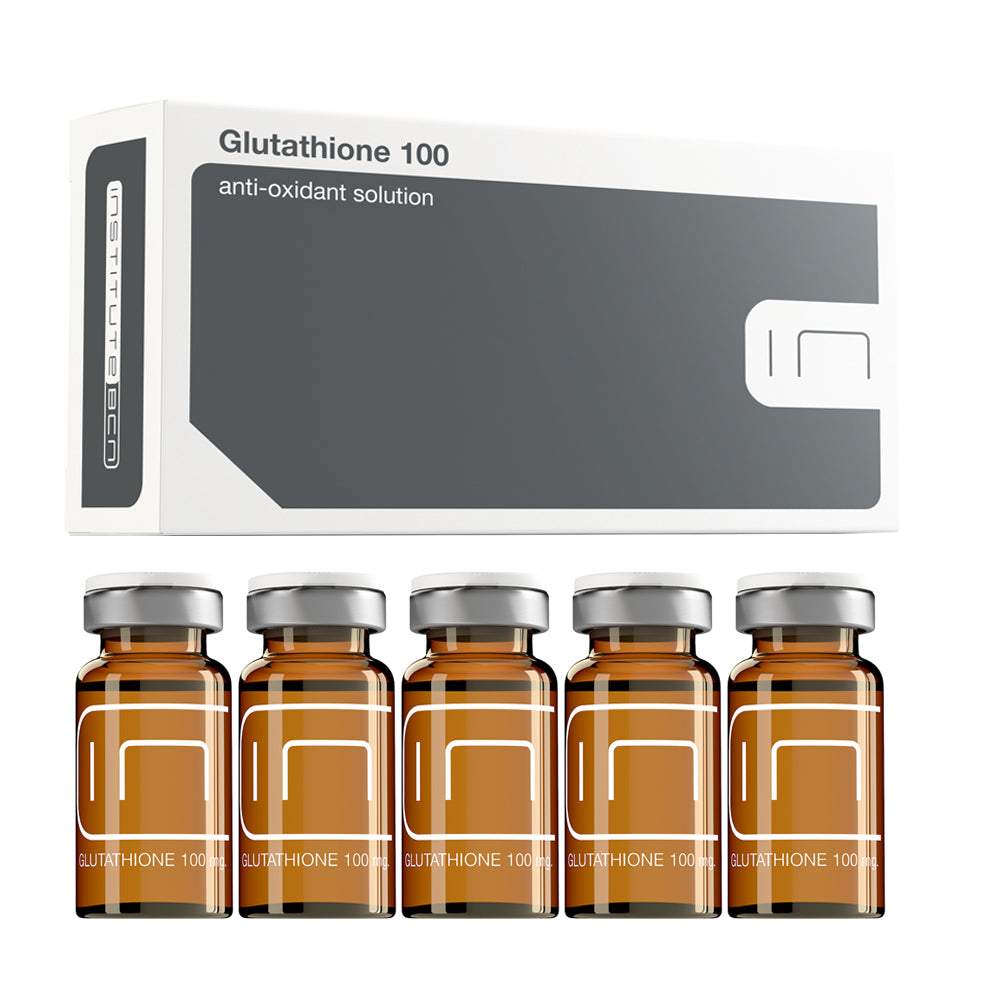 Glutathione 100 Institute BCN Mesotherapy Serum Micro channeling Serum, Dark spot, Hyperpigmentation box 10 vials.
