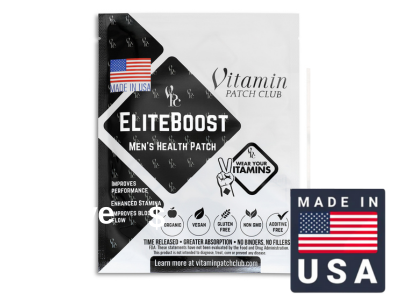 EliteBoost Men's Patch E3 - Vitamin Patches with Arginine and CQ10