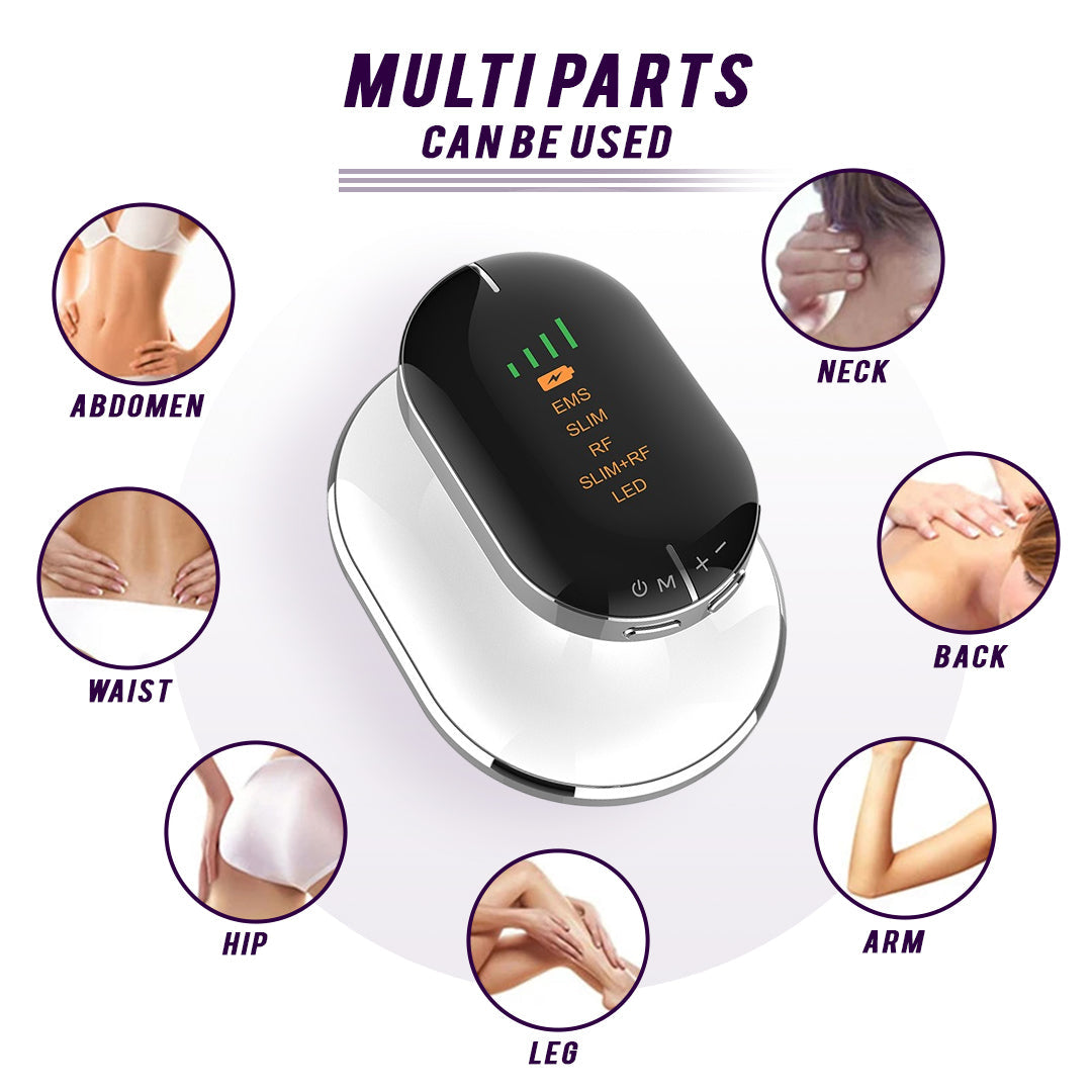 Electric massager body sculpting handheld  for different body areas on a white background