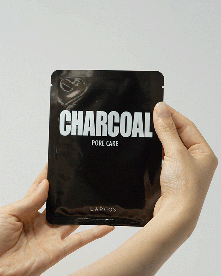Skincare sheet mask for oily skin made in Korea, black Charcoal