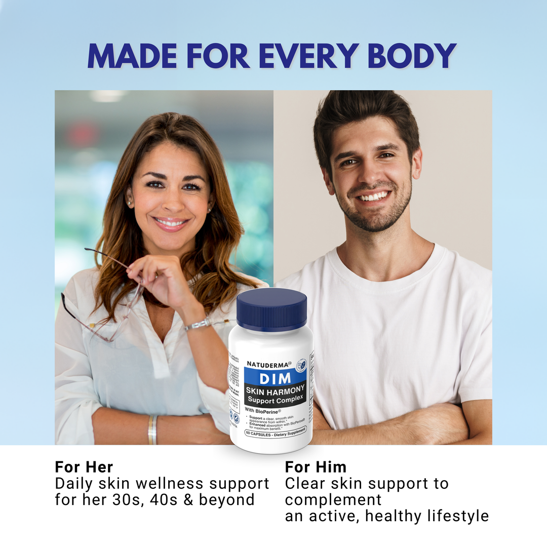 Natuderma DIM Skin Harmony Support Complex | Premium DIM Supplement for Women &amp; Men