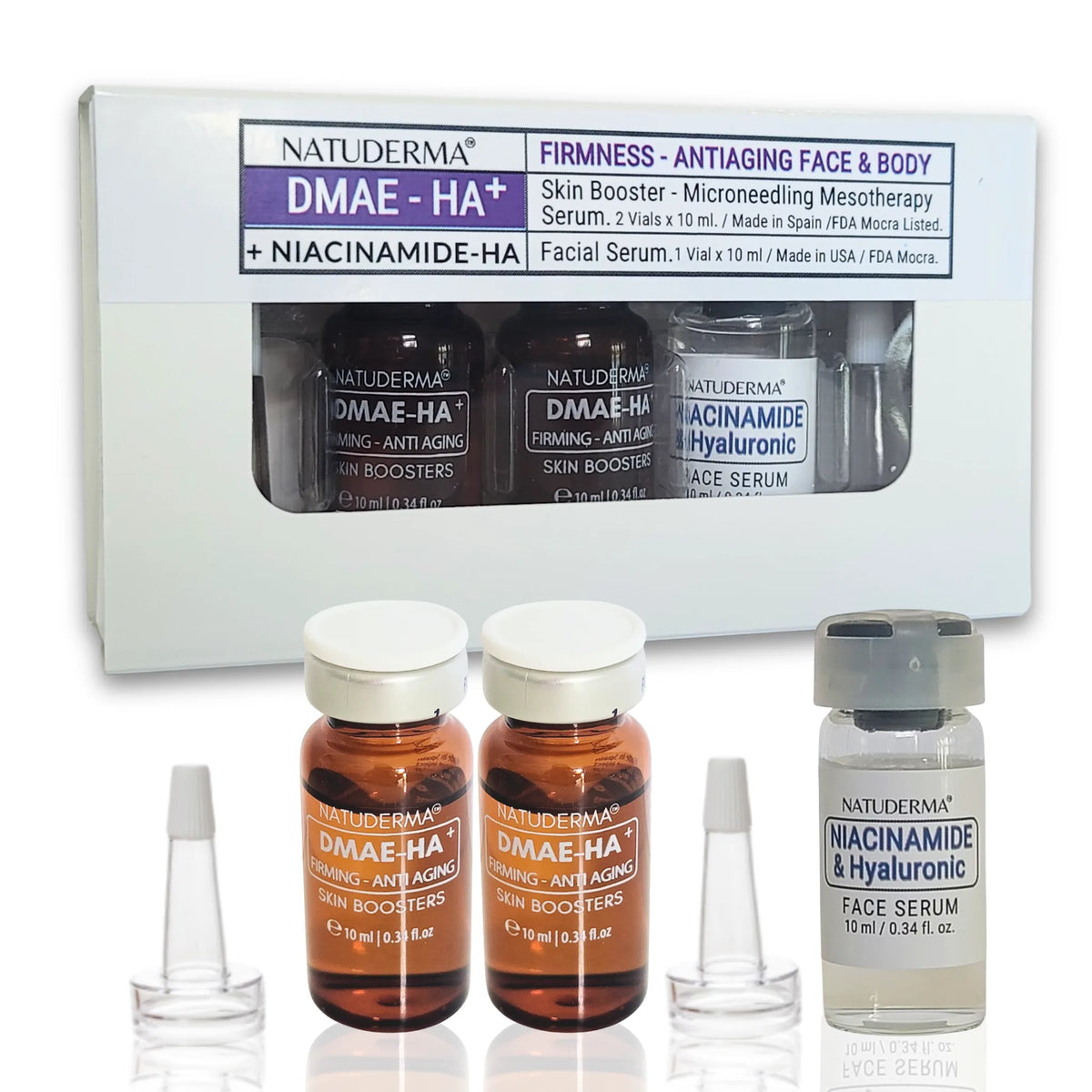 Natuderma Hyaluronic Acid Serum for Microneedling with DMAE +