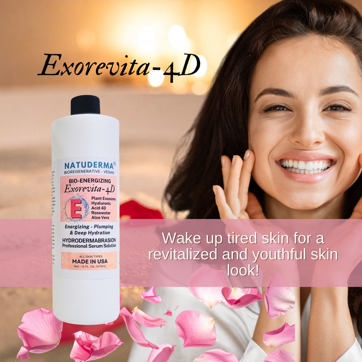 Natuderma EXOREVITA 4D Hydrodermabrasion Solution for Hydro Facial and Oxygen Infusion Serum "E"