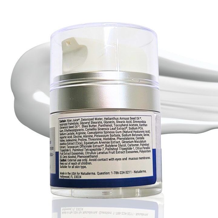 Natuderma Exosomes-RM Face Moisturizer - Anti Aging Cream with Exosomes & Peptides