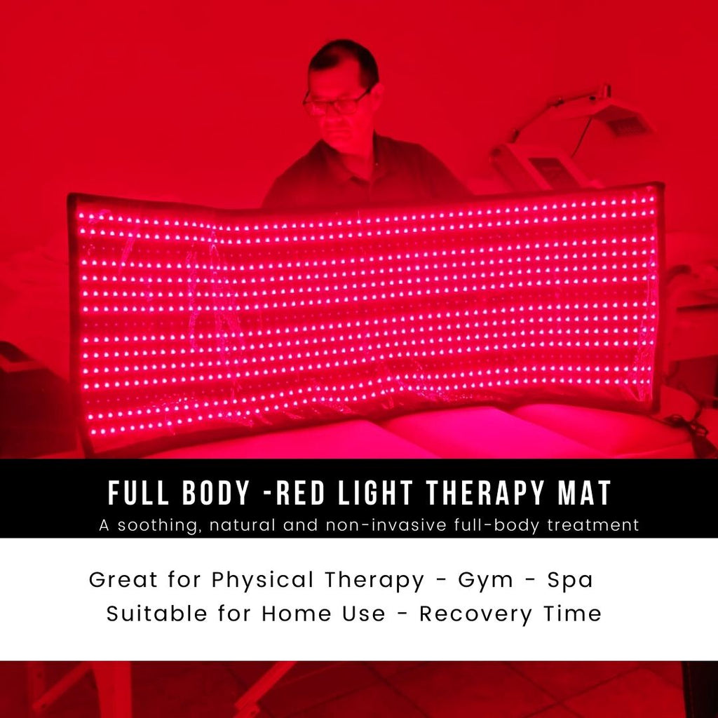 Red Light Therapy Full Body Mat for at home red light therapy. Red Light Therapy Bed. Full Led Bed by Mddermis.t dermishop.com