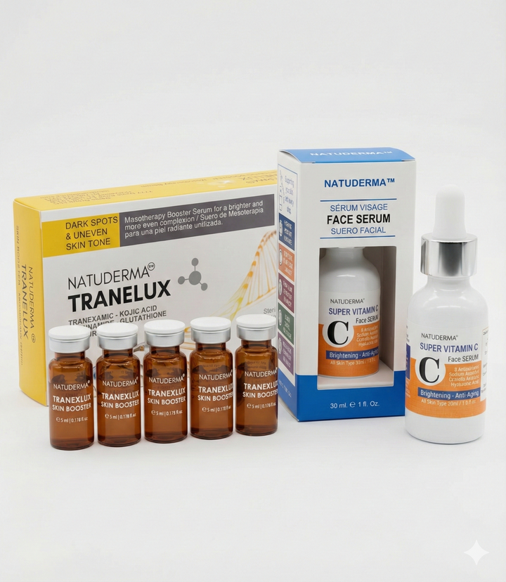 Full uneven skin set 15% Exclusive Discount Tranexamic Acid Tranelux and Vitamin C