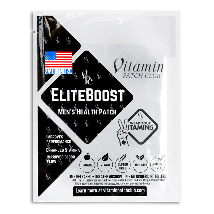 EliteBoost Men's Patch E3 - Vitamin Patches with Arginine and CQ10