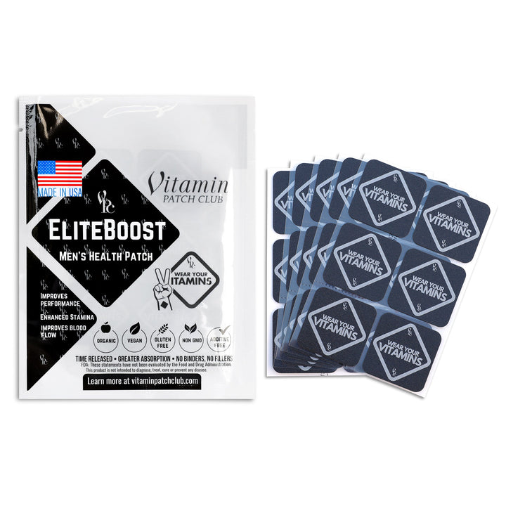 EliteBoost Men's Patch E3 - Vitamin Patches with Arginine and CQ10
