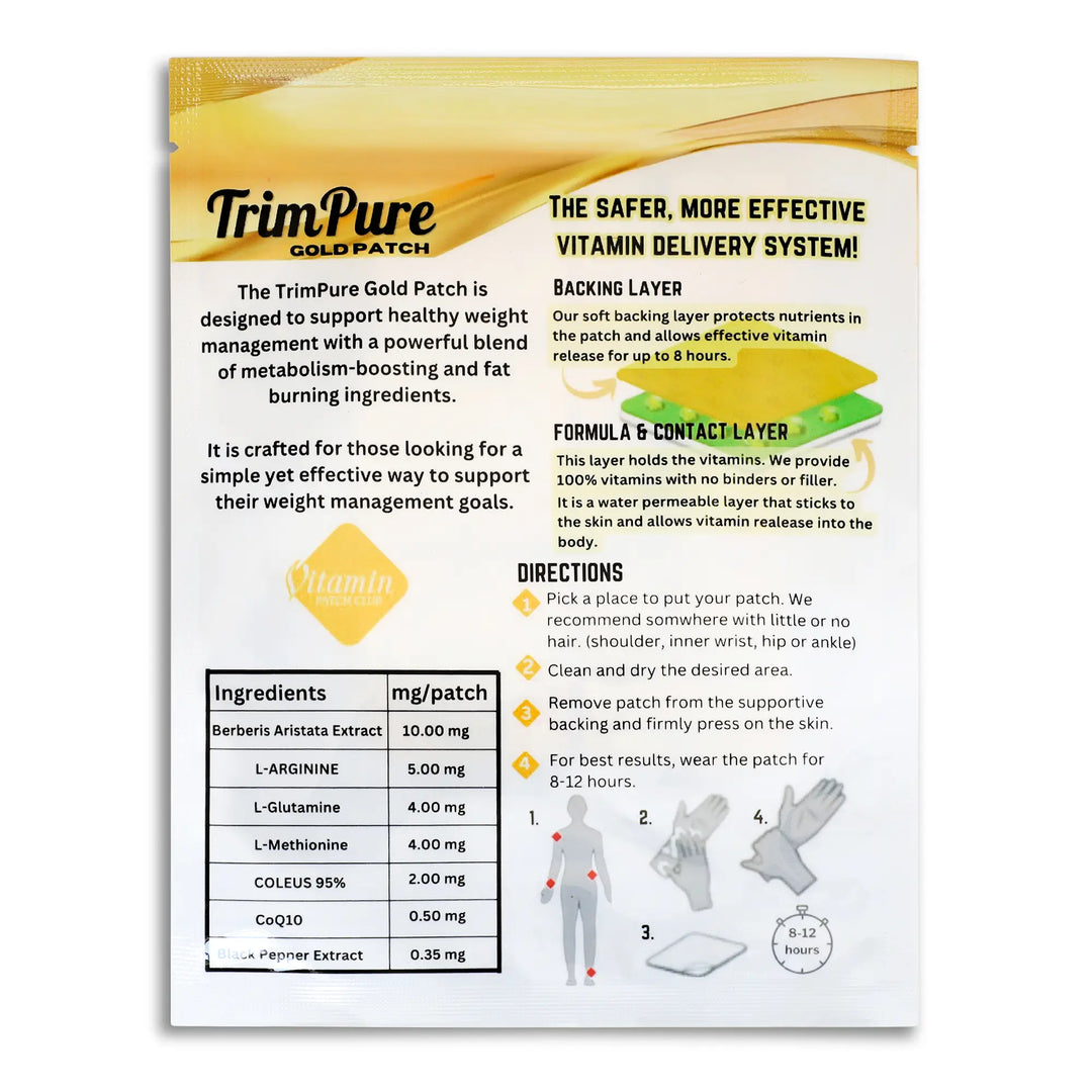 TrimPure Gold Patch E3 - Body Sculpting Patches