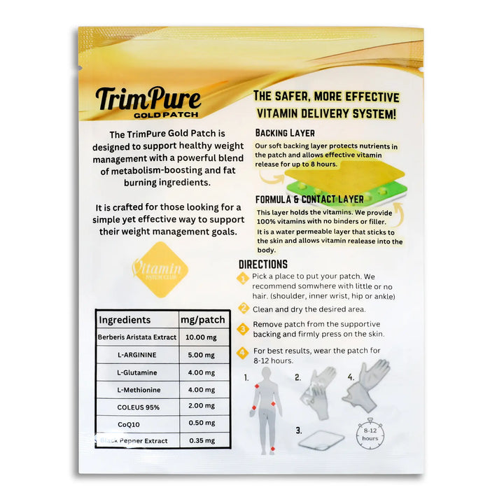 TrimPure Gold Patch E3 - Body Sculpting Patches