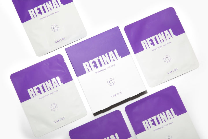 Multiple packages of Retinal on a white background