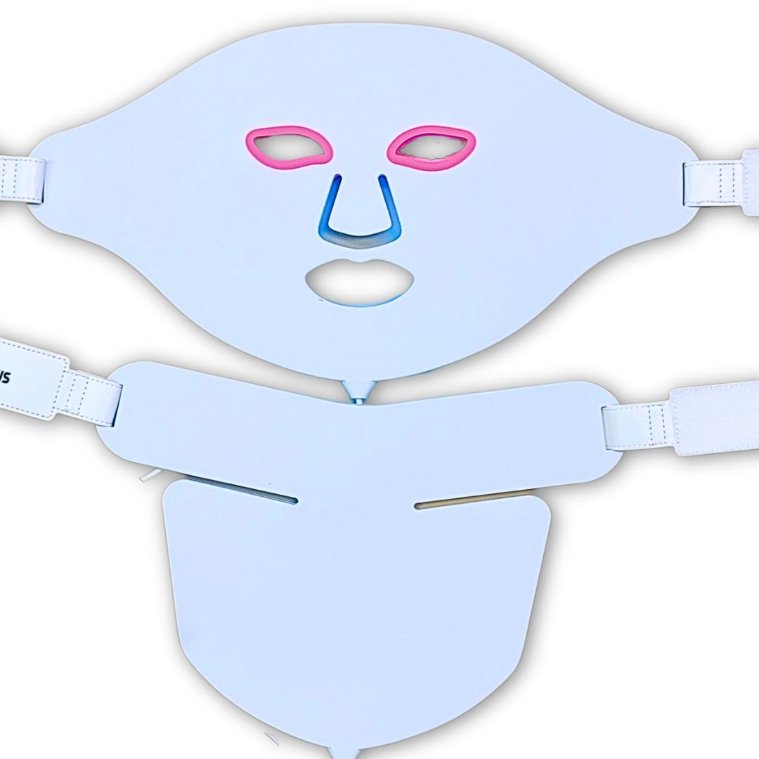 Led Mask, light therapy mask STARLUZ, Silicone  led light mask for face and neck., available at dermishop.com