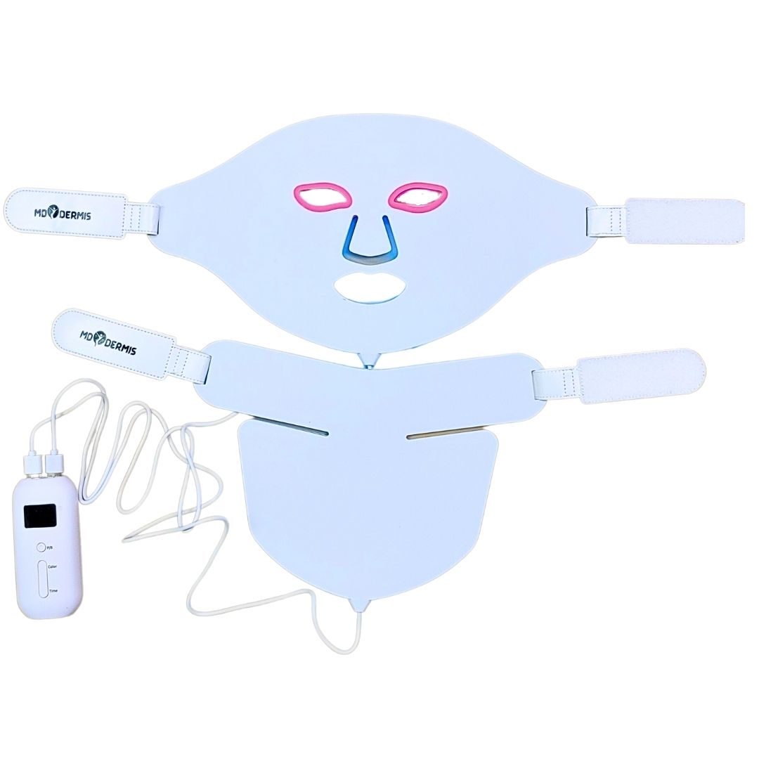 Led Face Mask, light therapy mask STARLUZ, Silicone led light mask for face and neck., available at dermishop.com