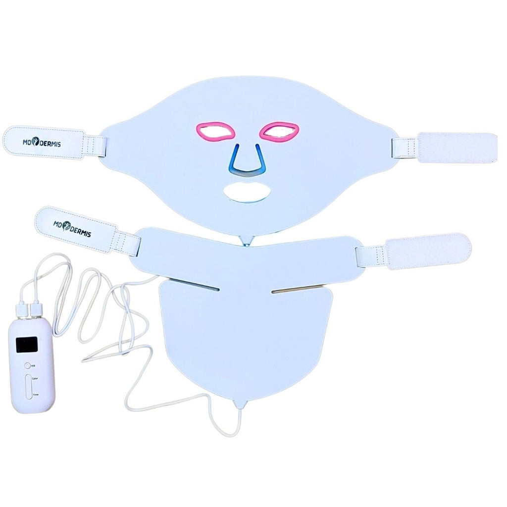 Led Face Mask, light therapy mask STARLUZ, Silicone led light mask for face and neck., available at dermishop.com