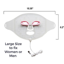 Led Mask for women and men, Led therapy mask large size, Starluz by Mddermis.