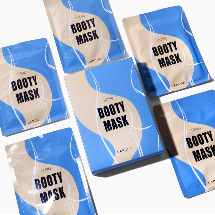 5 booty mask and box at Dermishop.com on white background 