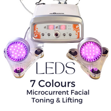 Best Microcurrent face toning device with led light therapy for estheticians, tightening machine.