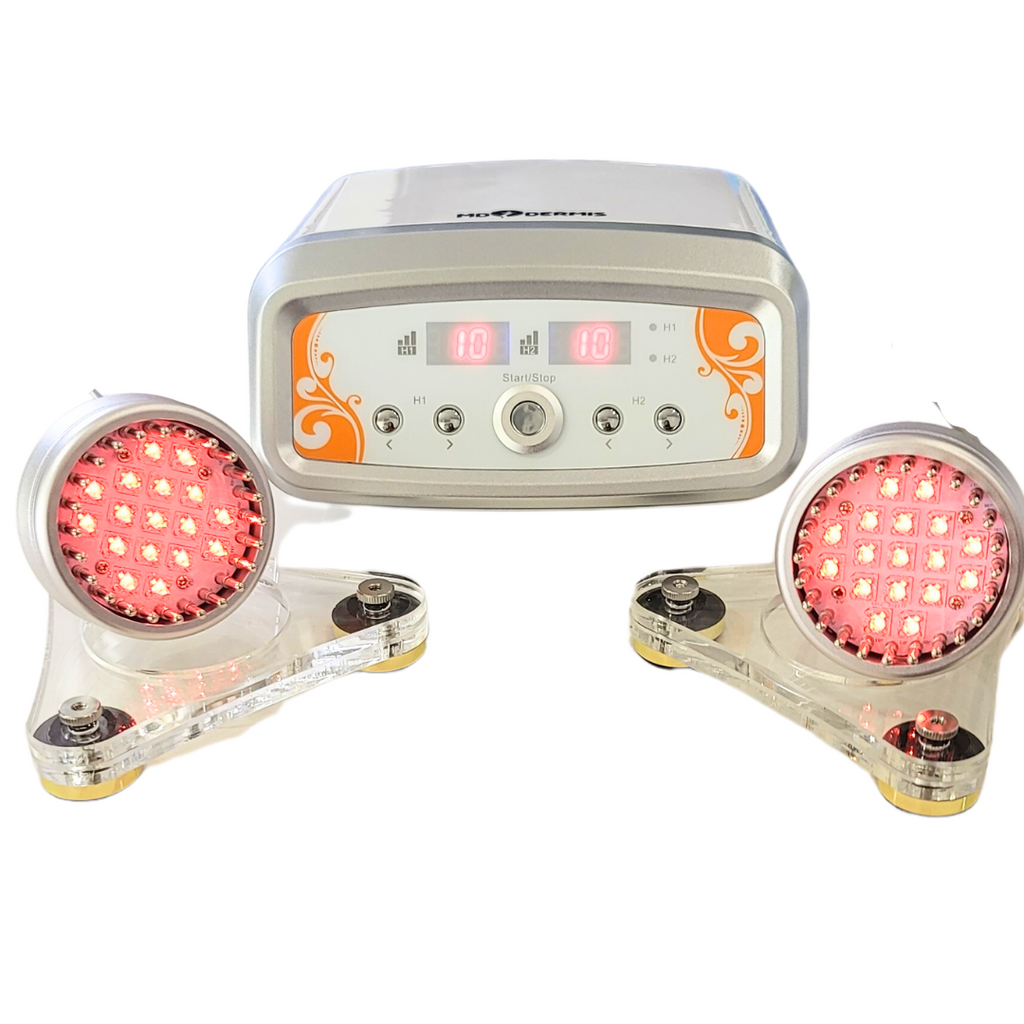 Microcurrent facial devices with 7 colors professional led light therapy machine