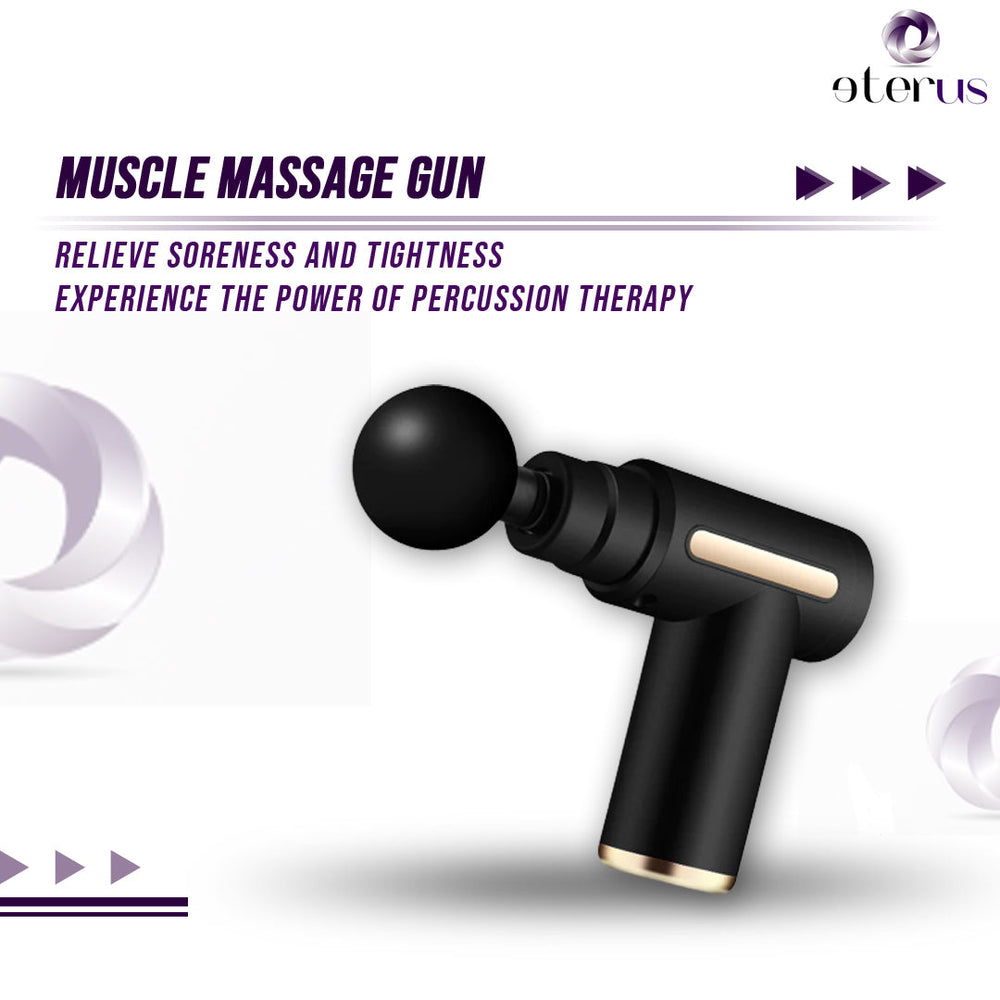 Muscle massage device on white background 