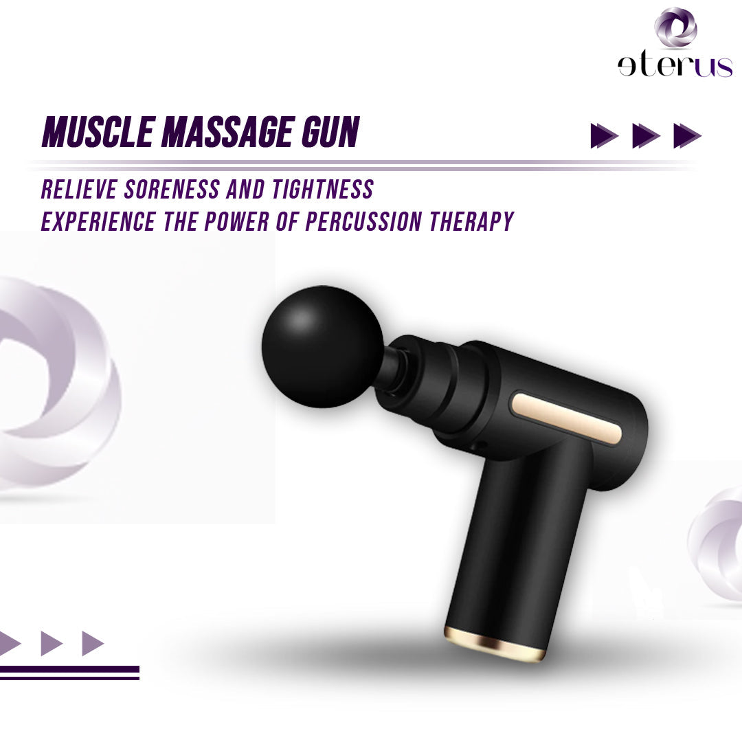 Muscle massage device on white background 