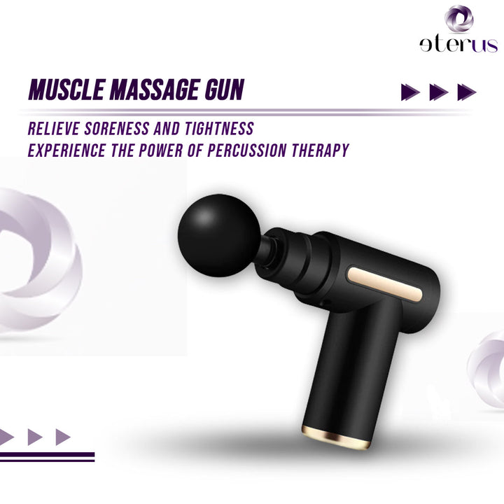 Muscle massage device on white background 