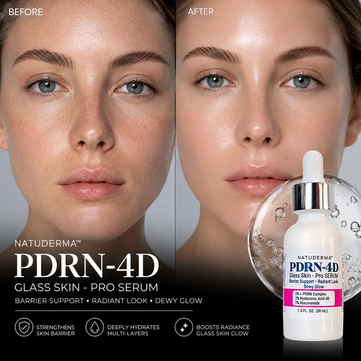 Before-and-after comparison of a woman&