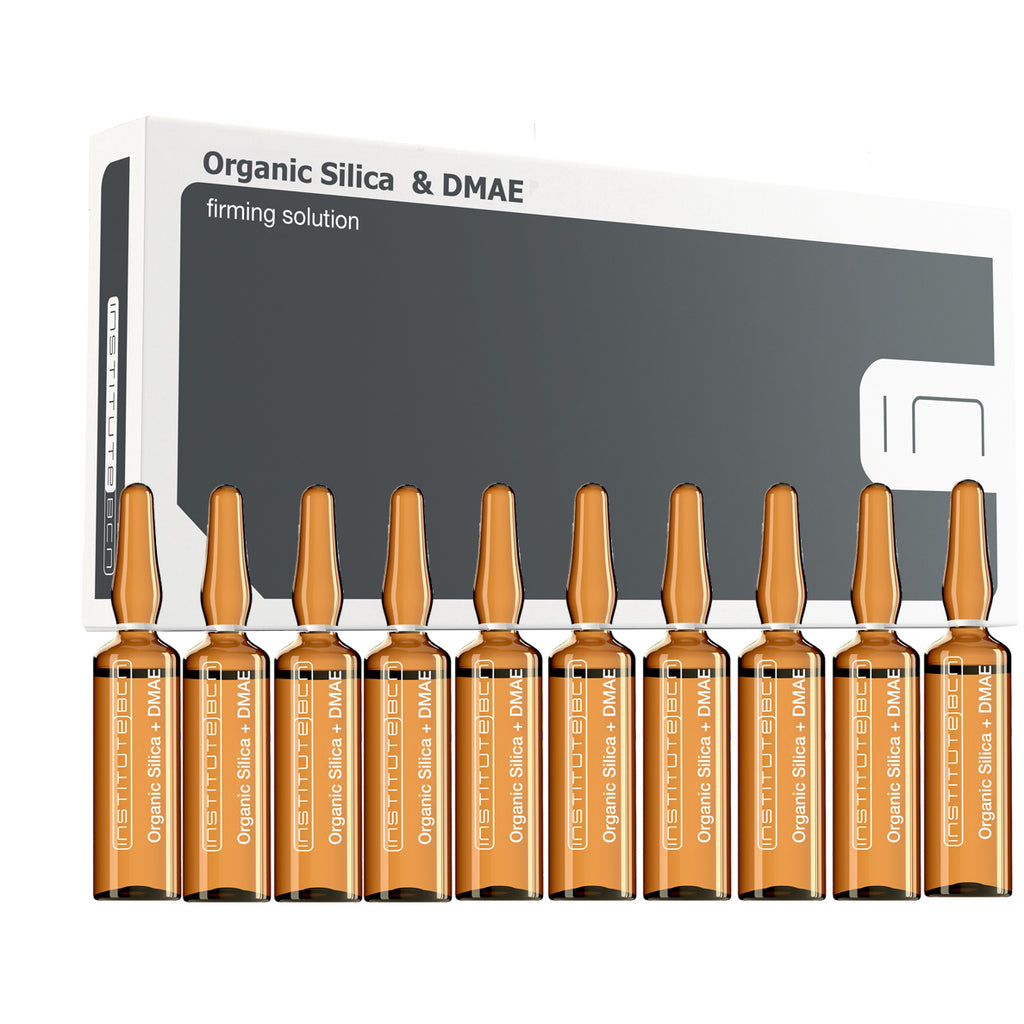ORGANIC SILICA-DMAE Reaffirm Serum for Microneedling by Institute BCN - Mesotherapy Microneedling Serum box 10 ampoules.