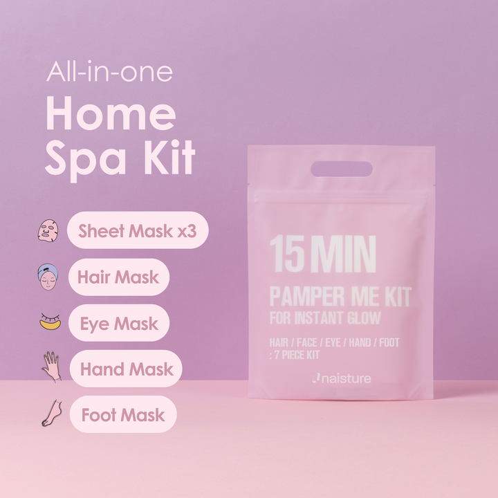 Naisture 15 MIN Pamper Me Kit (7pc) Sheet Mask