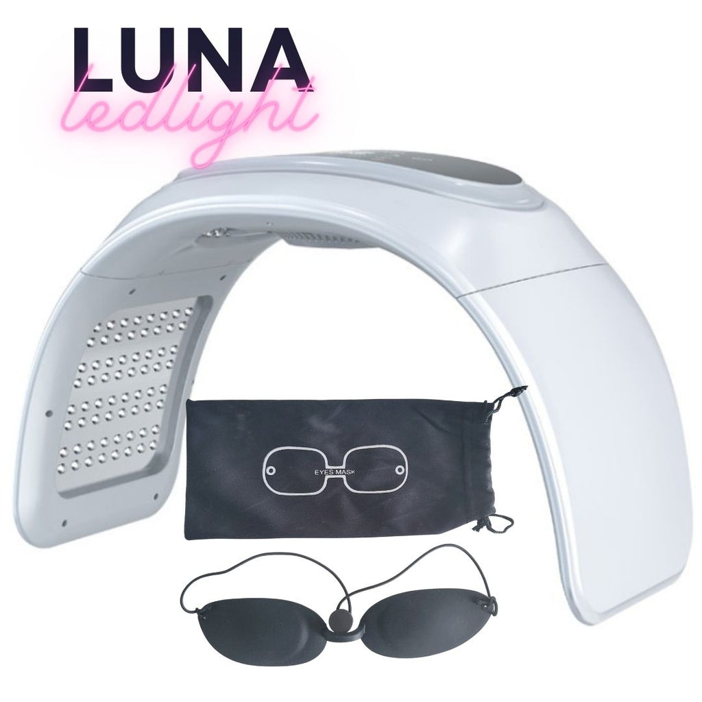 Professional led light therapy machine, "Luna" , Led  light therapy for estheticians, six color plus combination, with nano mist and EMS microcurrent, available at dermishop.com