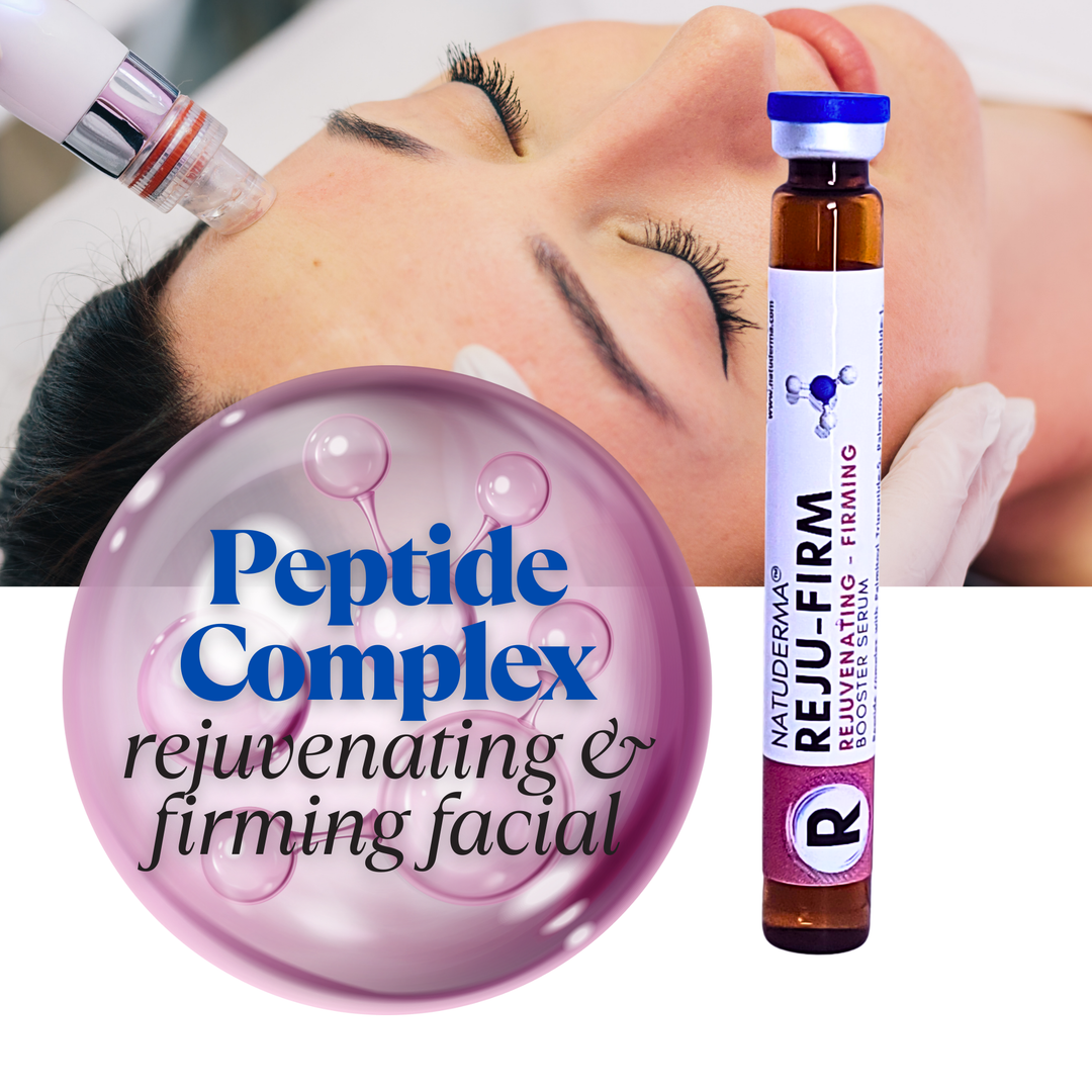 Natuderma Rejufirm firming and rejuvenating face serum for hydra professional facial with advanced peptides complex